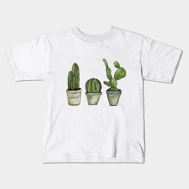 Cactus Kids T-Shirt by msmart